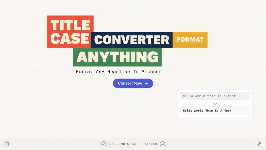 Title Case Converter Online: Format Blog & Headline Titles