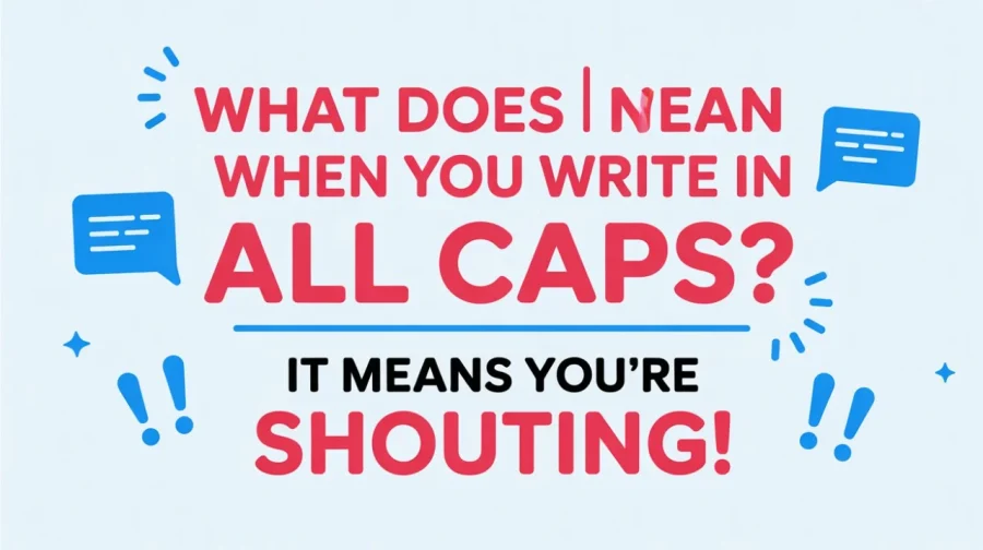 All Caps Meaning: 7 Clear Rules & When to Use It (2026)